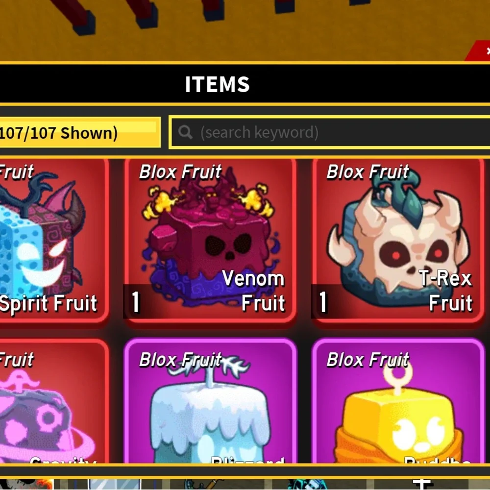 Roblox Blox Fruits Game Poster
